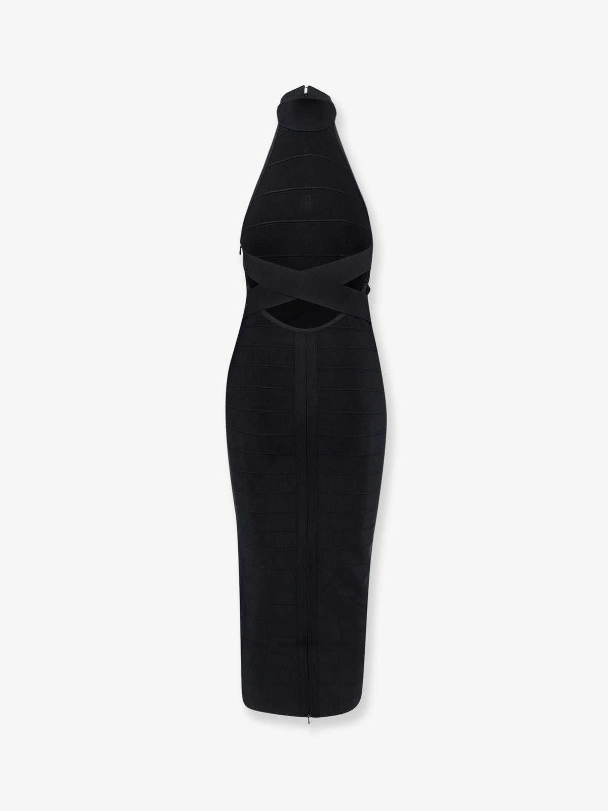 Retrofete Runa long viscose dress - Black