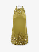 Retrofete Mini dress with sequins and rhinestones - Basil