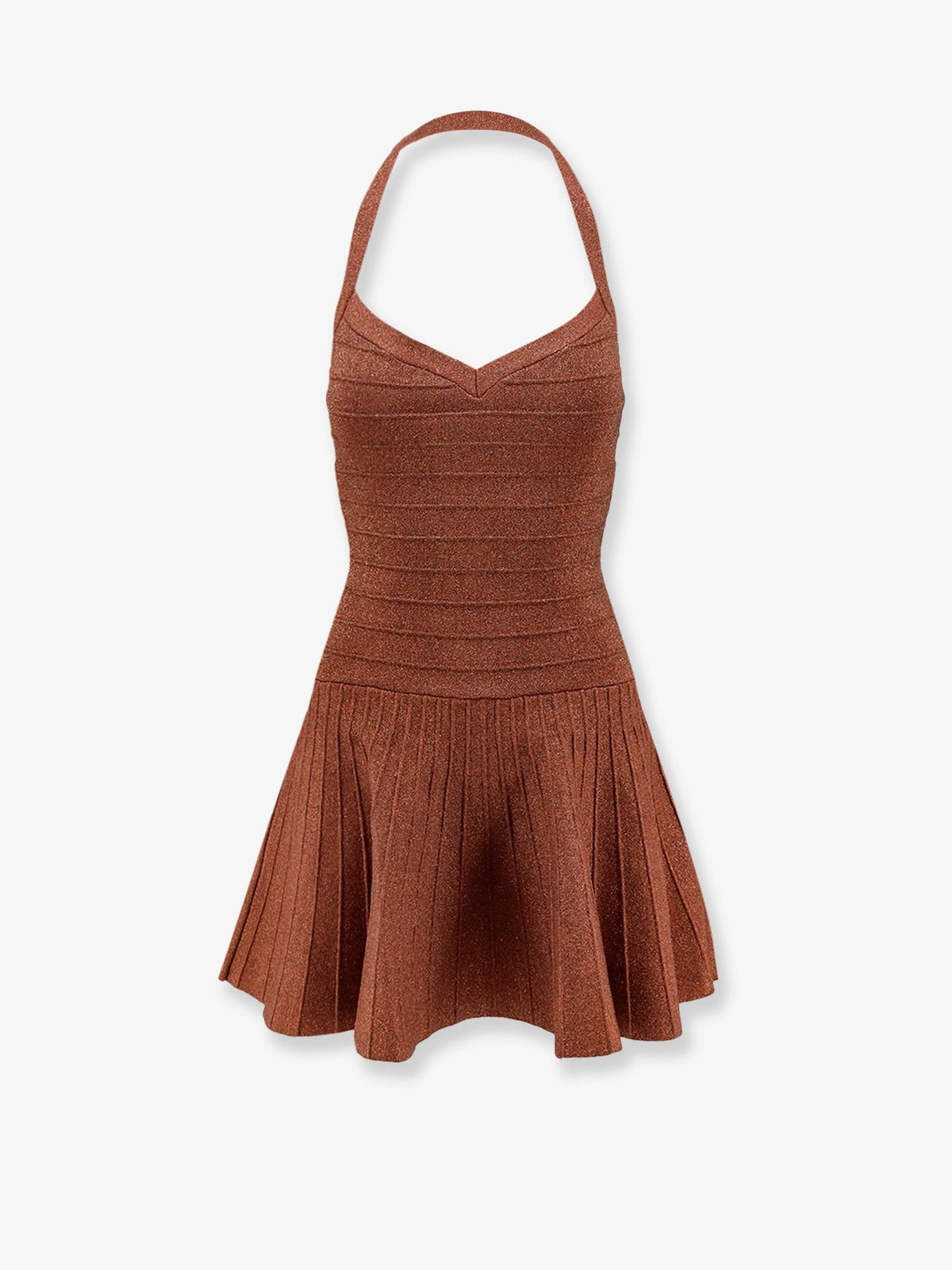 Retrofete Knitted dress with lurex effect - Metalliccigar