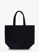 Rick Owens Canvas handbag with front logo - Black/Pearl