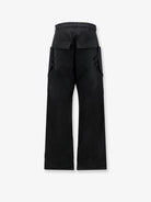 Rick Owens Stefan Cargo Virgin Wool trousers - Black
