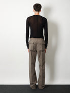 Rick Owens Dietrich cotton trousers - Dust