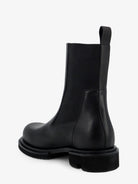 Rick Owens Gabe Leather Beatle Boots - Black