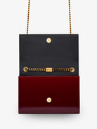 Saint Laurent Kate patent leather crossbody bag - Redgrenat