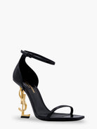 Saint Laurent Opyum patent leather sandals - Nero