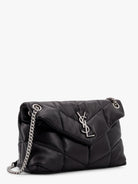 Saint Laurent Puffer matelassé leather crossbody bag - Nero