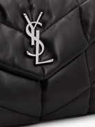 Saint Laurent Puffer matelassé leather crossbody bag - Nero