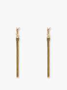 Saint Laurent Cassandre metal earrings - Dore