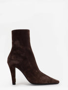 Saint Laurent Jill 95 suede boots - Bearbrown