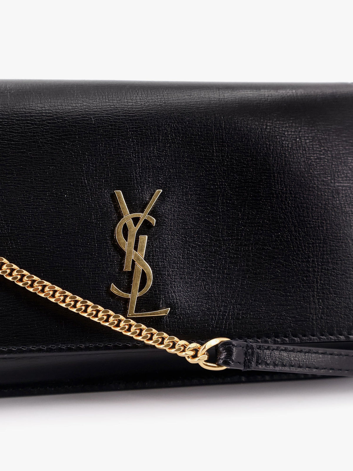 Saint Laurent Cassandre Monogram leather crossbody bag - Nero