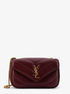Saint Laurent Loulou Mini crossbody bag with chevron stitching - Lthotwine
