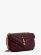 Saint Laurent Loulou Mini crossbody bag with chevron stitching - Lthotwine