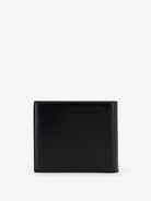 Saint Laurent Tiny wallet in hammered leather - Nero
