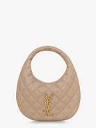 Saint Laurent Icarino leather handbag - Dark Beige
