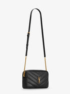 Saint Laurent Loulou matelassé leather crossbody bag - Nero