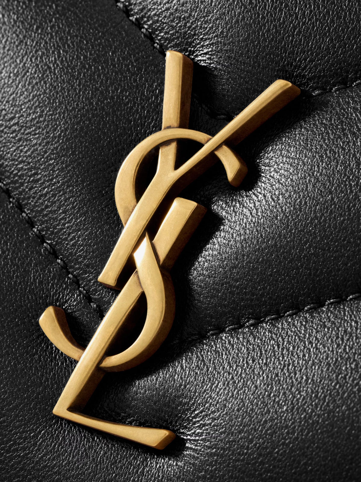Saint Laurent Loulou matelassé leather crossbody bag - Nero
