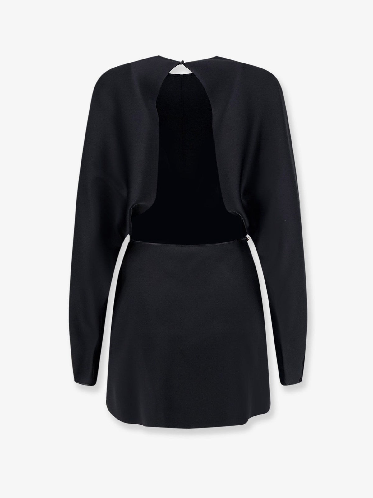 Saint Laurent Mini Lenght Dress with gold metal detail - Noir