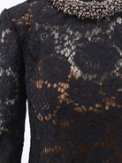 Self-Portrait Black lace mini dress