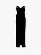 Self-Portrait Velvet long dress - Black