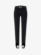 Self-Portrait Stretch viscose blend leggings - Black