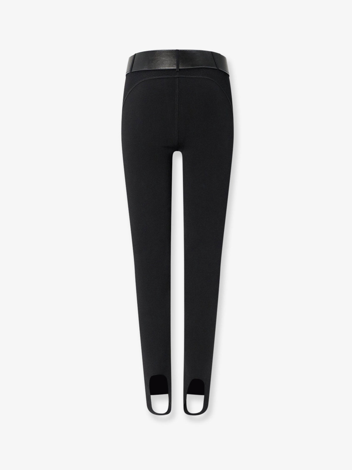 Self-Portrait Stretch viscose blend leggings - Black