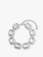 Self-Portrait Silver Crystal Necklace
