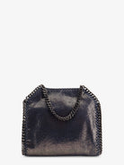 Stella McCartney Falabella Mini vegan faux leather crossbody bag - Darknavy