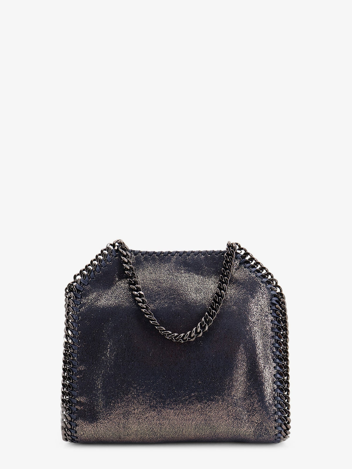 Stella McCartney Falabella Mini vegan faux leather crossbody bag - Darknavy