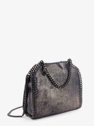 Stella McCartney Falabella Mini vegan faux leather crossbody bag - Darknavy