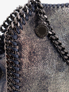 Stella McCartney Falabella Mini vegan faux leather crossbody bag - Darknavy