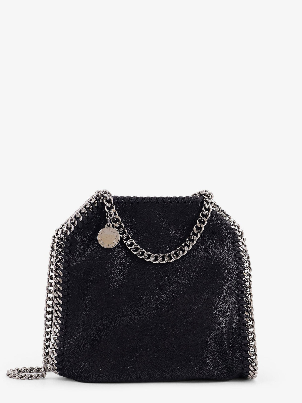 Stella McCartney Falabella Tiny Shaggy Deer crossbody bag - Black