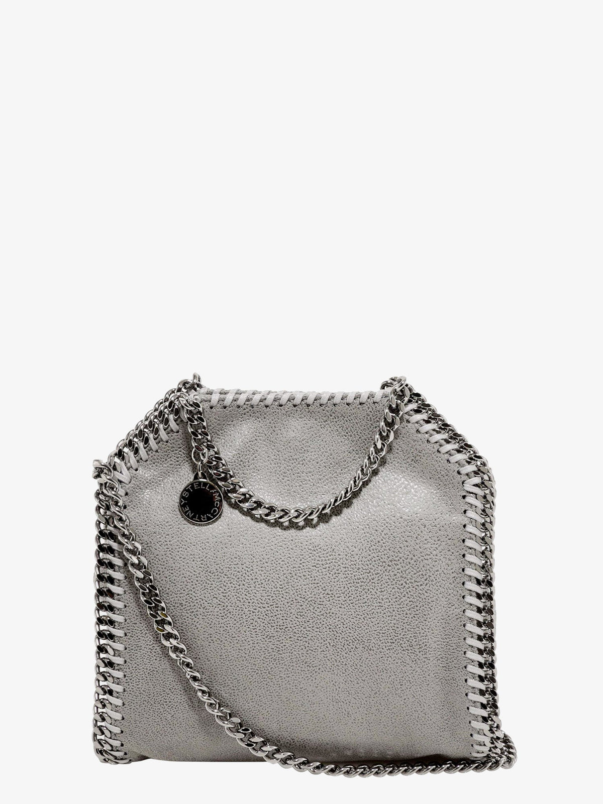 Stella McCartney Falabella Tiny Shaggy Deer crossbody bag - Lightgrey