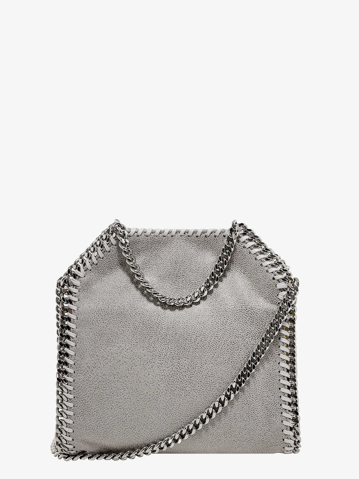 Stella McCartney Falabella Tiny Shaggy Deer crossbody bag - Lightgrey
