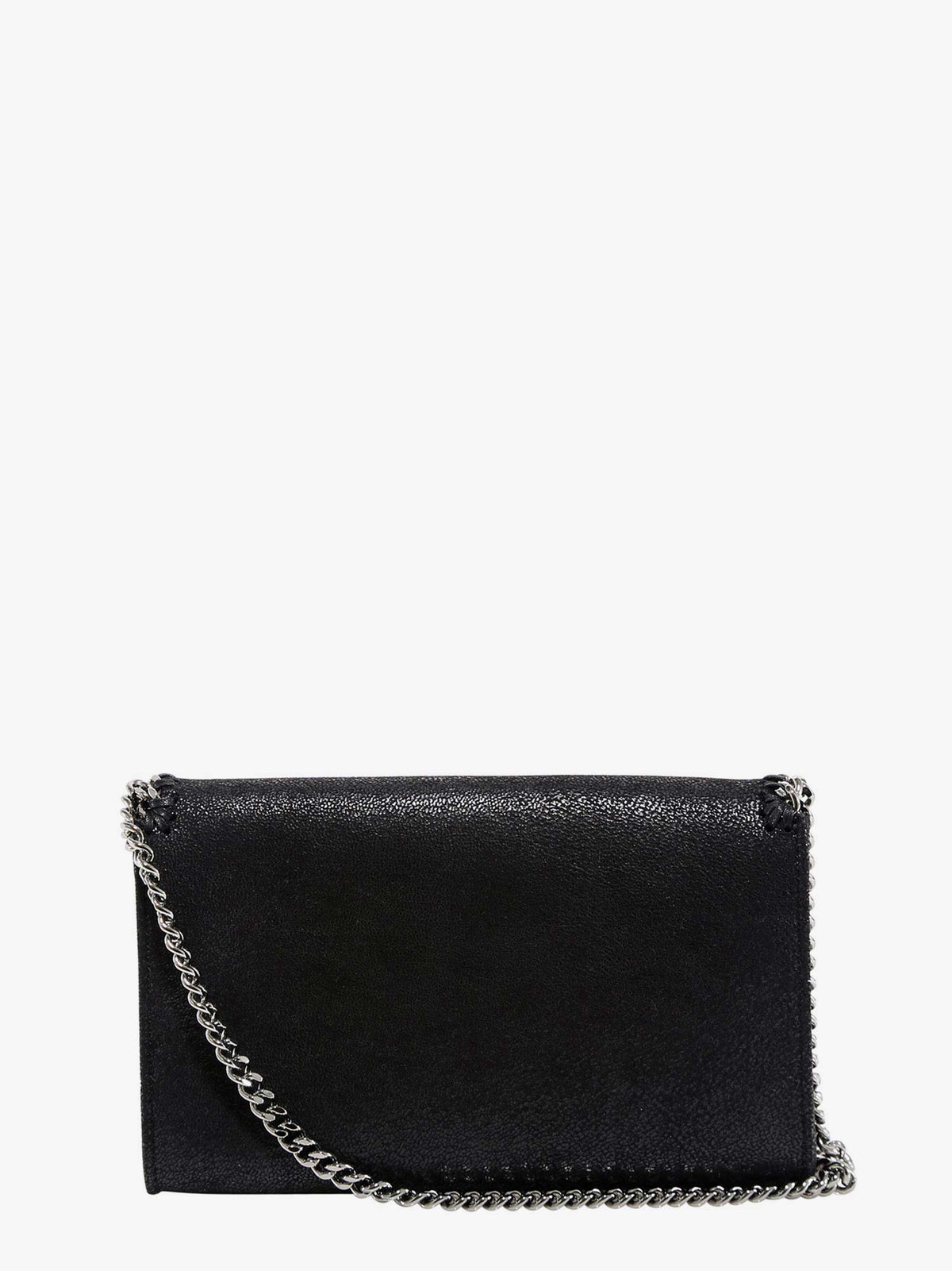 Stella McCartney Falabella Wallet Shaggy Deer crossbody bag - Nero