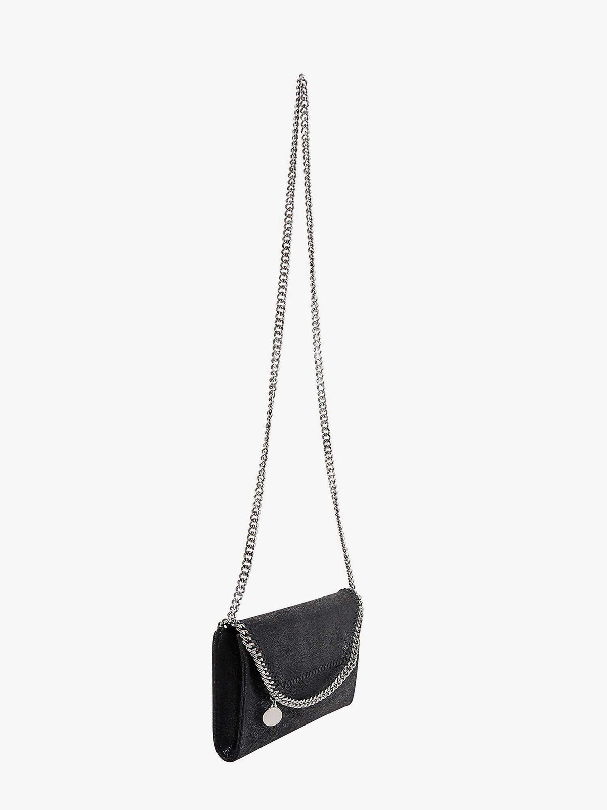 Stella McCartney Falabella Wallet Shaggy Deer crossbody bag - Nero