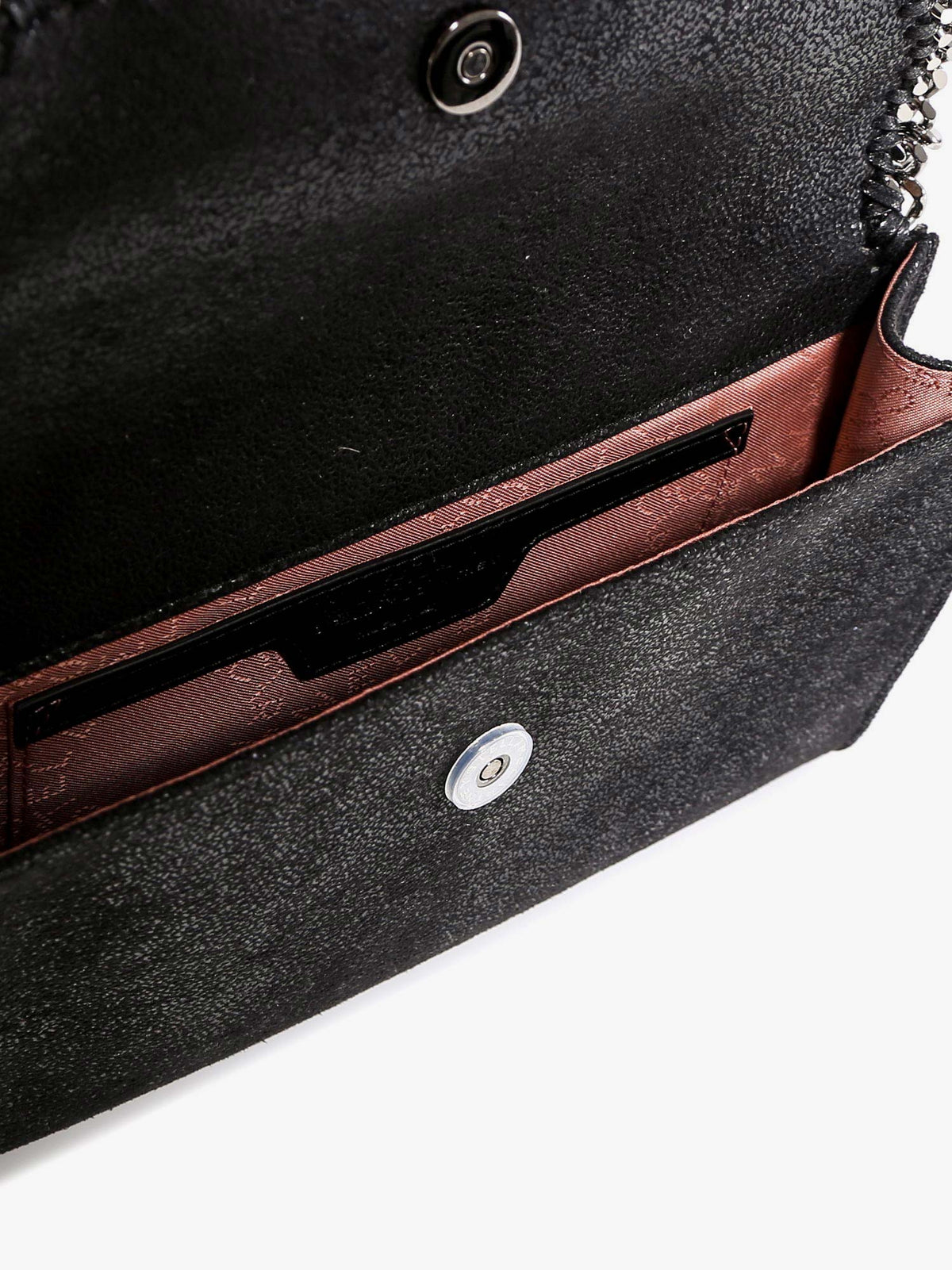 Stella McCartney Falabella Wallet Shaggy Deer crossbody bag - Nero