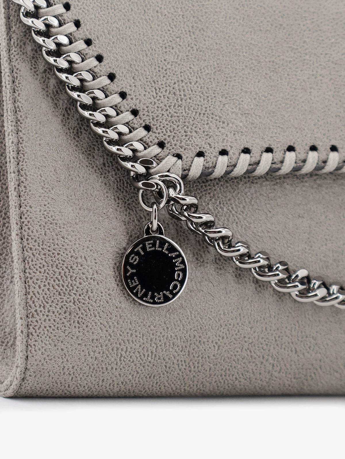Stella McCartney Falabella Wallet Shaggy Deer crossbody bag - Grigio