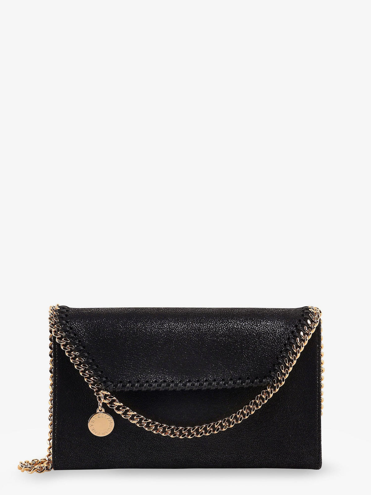 Stella McCartney Falabella Wallet Shaggy Deer crossbody bag - Nero