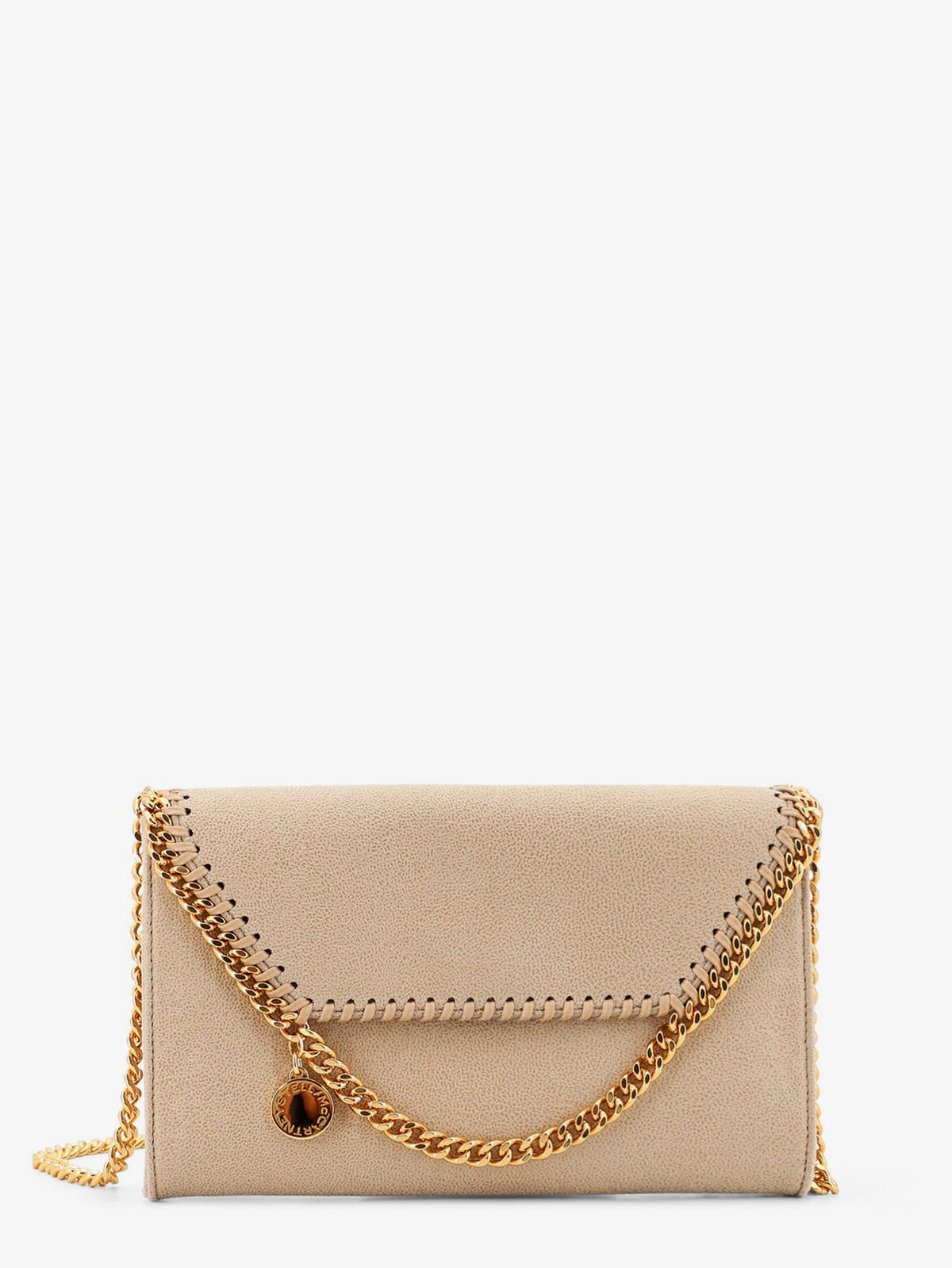 Stella McCartney Falabella Wallet Shaggy Deer crossbody bag - Buttercream