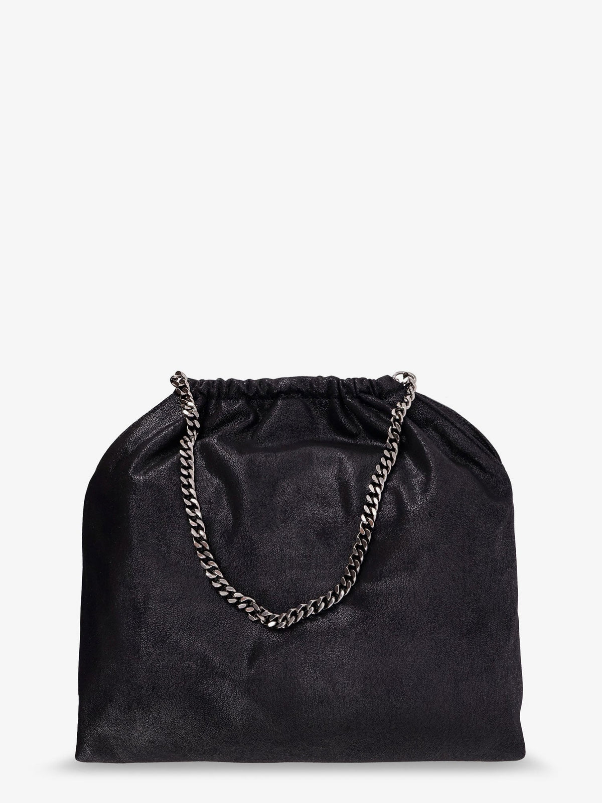 Stella McCartney Falabella shoulder bag with metal drawstring - Black