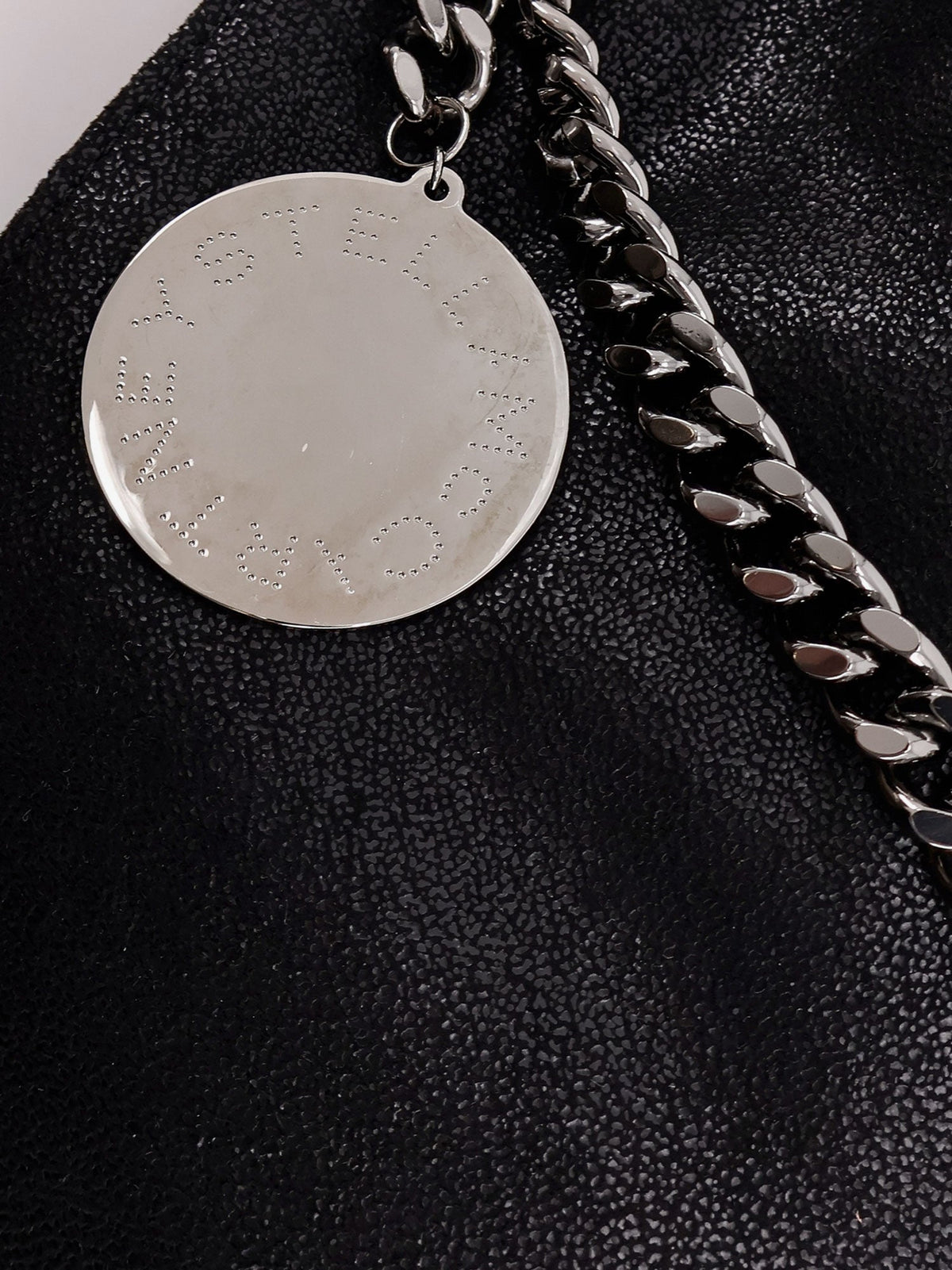 Stella McCartney Falabella shoulder bag with metal drawstring - Black