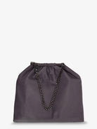 Stella McCartney Falabella shoulder bag with metal drawstring - Bark B