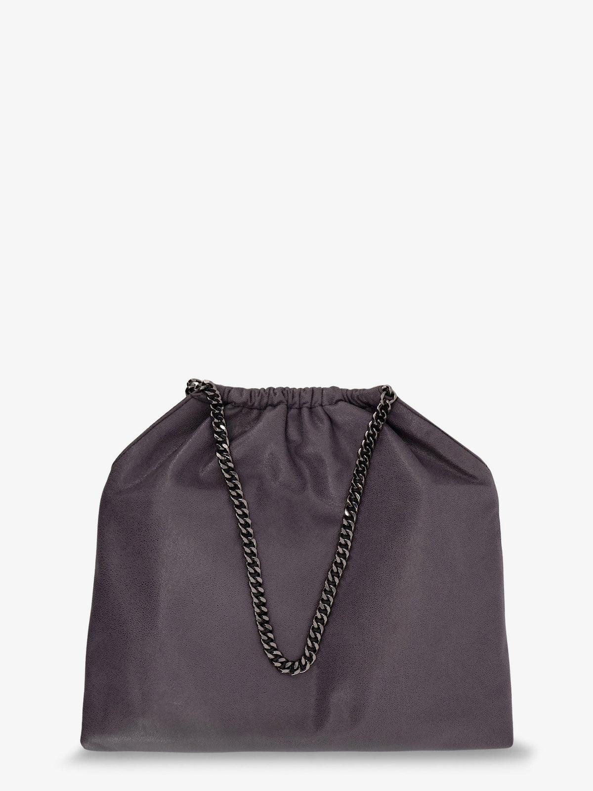 Stella McCartney Falabella shoulder bag with metal drawstring - Bark B