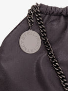Stella McCartney Falabella shoulder bag with metal drawstring - Bark B