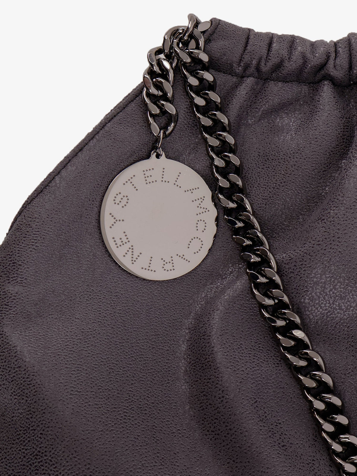 Stella McCartney Falabella shoulder bag with metal drawstring - Bark B