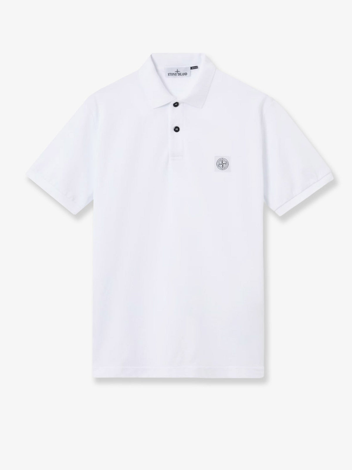 Stone Island Organic cotton polo shirt - White