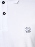 Stone Island Organic cotton polo shirt - White