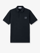 Stone Island Organic cotton polo shirt - Navy Blue