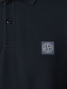 Stone Island Organic cotton polo shirt - Navy Blue