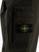 Stone Island Organic cotton trousers - Coal Grey